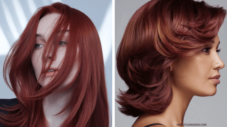 Red Layered Haircuts