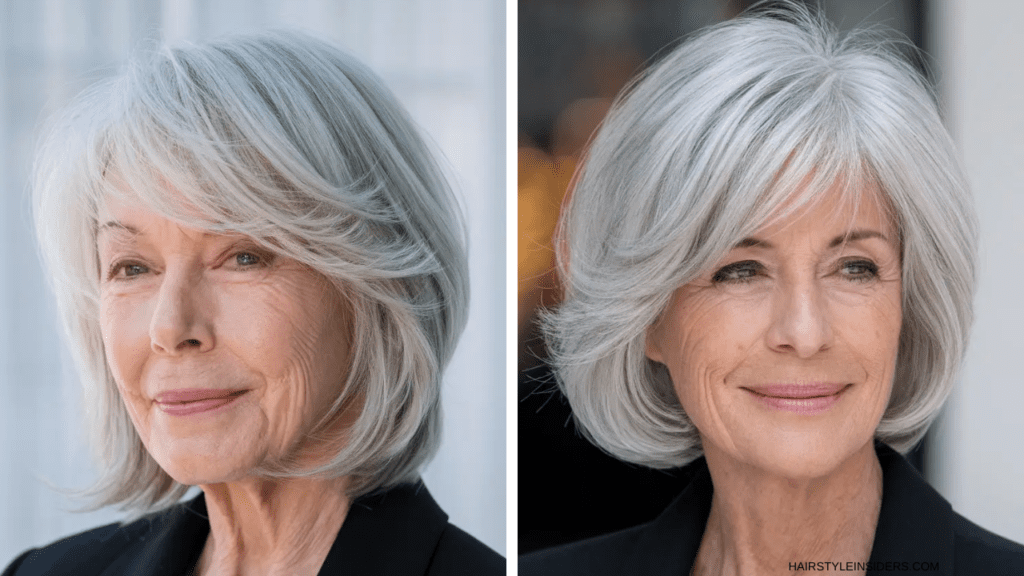 gray hair haircuts for women over 70