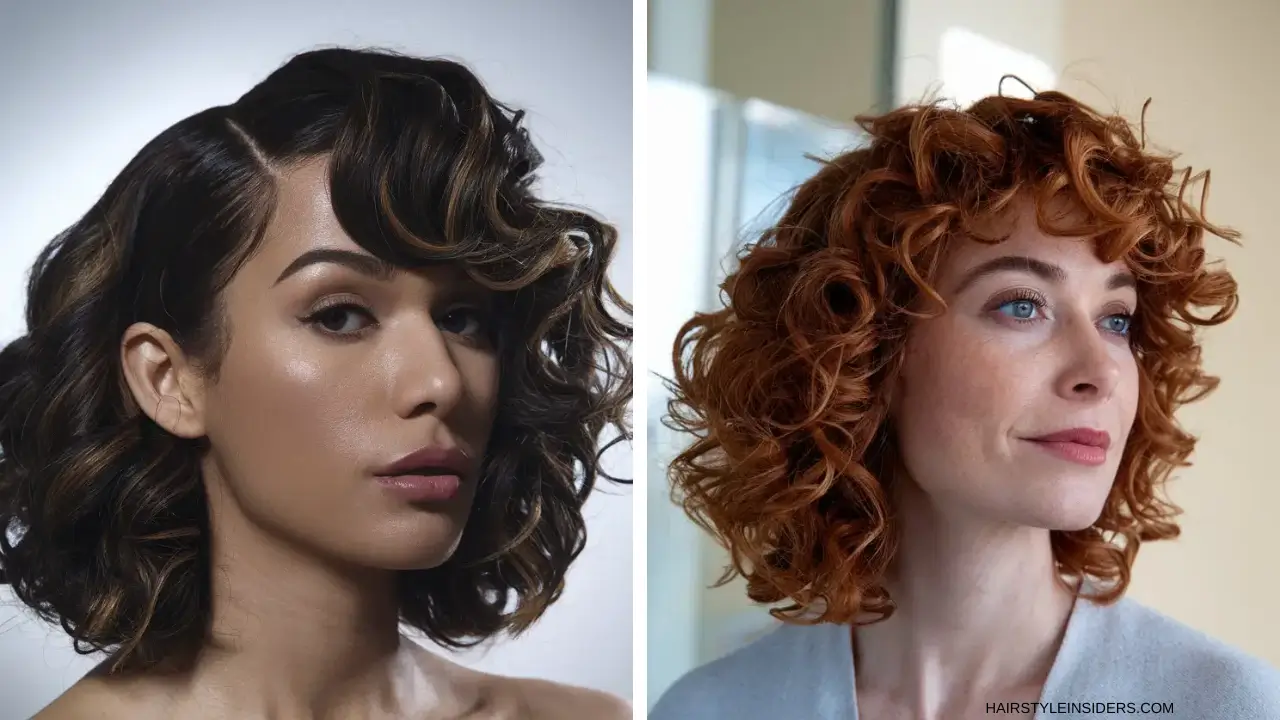 Medium Haircuts for curly hair