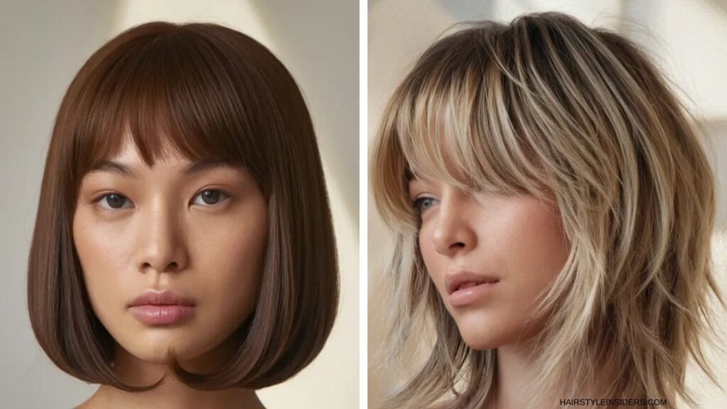 Short haircuts with bangs